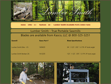Tablet Screenshot of lumbersmith.com